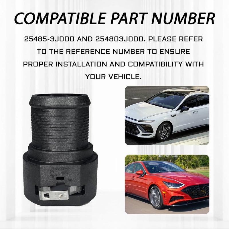 SamWinGear Radiator Hose Connector 2PCS Lower Radiator Coolant Hose Connector for Hyundai Sonata 2016-2021 Tucson 2011-2018 Kia Optima 2011-2018 Sportage 2017-2018 Model #254853J000 Inner Connectors - Image 4